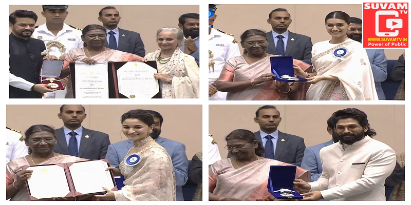 The President of India, presents the 69th National Film Awards