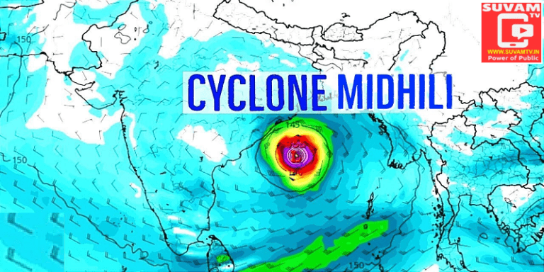 Cyclone Midhili is expected to make landfall in Bangladesh.