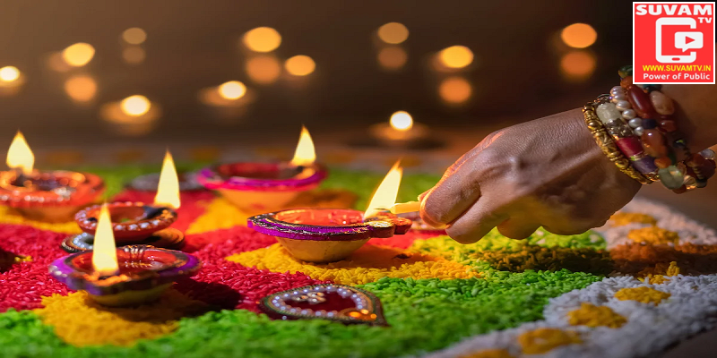Deepavali is an elaborately decorated festival of lights.