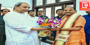 Governor of Odisha, Raghubar Das arrived in Puri for Jagadarshan.