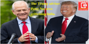 The Trump adviser Peter Navarro criticising India.