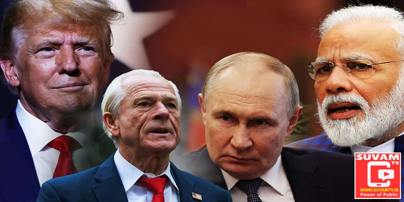 The Trump adviser Peter Navarro criticising India.