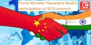 Prime Minister Narendra Modi's participation in SCO summit.